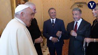 'Rocky' al papa Francisco: "¿Listo para boxear?”