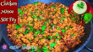 Chicken Mince Stir Fry Recipe / Thai-Style Stir Fry With Ground Chicken/ Ready in 5mins