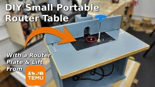 Amazing Mini Portable Router Table With Router Lift & Plate From TEMU!