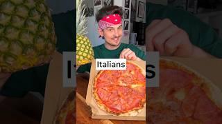 Is it alright to eat PIZZA with BANANA?️ | Italian vs Swedish people | CHEFKOUDY