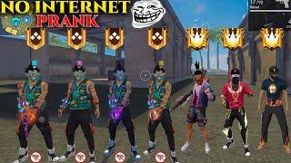 No Internet Prank | FREE FIRE FUNNY GAMEPLAY | NADIYA FF