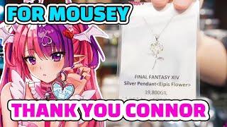 CDawgVA buys Ironmouse a cute Necklace and Perfume in Final Fantasy 14 Cafe