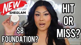 NEW!! SHEGLAM SKINFLUENCER FOUNDATION BALM *TRY ON AND REVIEW* Alma Rivera Beauty