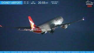  Sydney Airport Plane-Spotting at night with Kurt, Elise and Stocko 