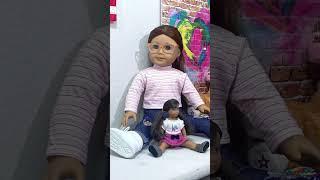 Saige reviews her mini dolls #agsm #americangirldoll #doll #shorts #agdoll