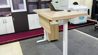 Usability of T202 Height Adjustable Office table with Drawer /IHAHA Technologies