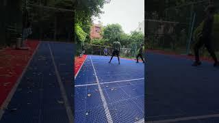 #playingbadminton Delhi society badminton court #delhi #badminton #india