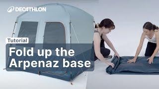 TUTORIAL - How to fold up the ARPENAZ BASE ? | Decathlon_QUECHUA