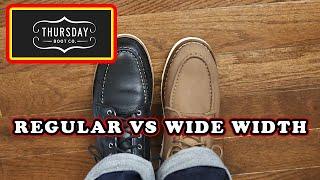 Thursday Boot Company: Diplomat Wide Fit vs Standard