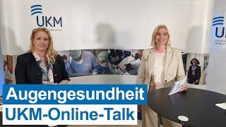 UKM-OnlineTalk: Fehlsichtigkeit, Linsentrübung & grüner Star: Beschwerden und Therapien