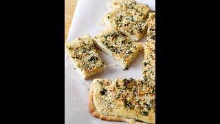 Mozzarella stuffed Garlic and Herb Sourdough Bread