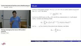 Wangjun Yuan: Strong convergence for tensor GUE random matrices