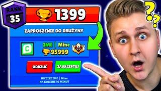 96.000 zaprasza mnie do gry na 35 RANDZE... AKCEPTOWAĆ? (MASTER vs Da Mian) | Brawl Stars