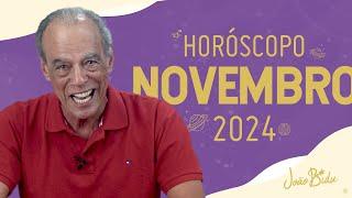 HORÓSCOPO MENSAL NOVEMBRO 2024 - Para todos os signos | POR JOÃO BIDU