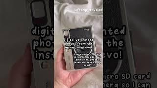 Instax mini evo digital vs printed photos #instax #instaxminievo #digitalcamera