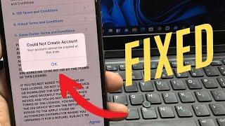 Fix Your Account Cannot Be Created At This Time Apple ID | iPhone | iPad | 2024