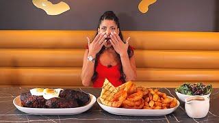 NOW I KNOW WHY THIS IS UNDEFEATED! BIG DADDY STEAK CHALLENGE NO ONE COULD FINISH! | @LeahShutkever