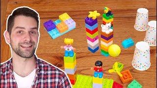 Five Easy LEGO DUPLO Building Ideas for your Kids to do at Home! Easy DIY Activity Instructions