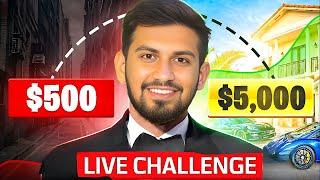 18 Feb( day 29) CRYPTO USOIL XAUUSD LIVE TRADING The Smart Trader| 500 to 5000 usd challenge|