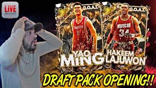 NBA DRAFT PACK OPENING FOR GOAT YAO MING!!! Draft Festival Event for Hakeem, Banchero and MORE!