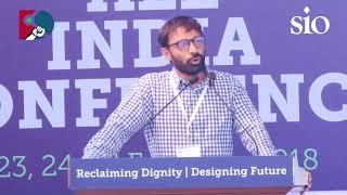 Thouseef Madikeri- Convener, SIO All India Conference 2018.