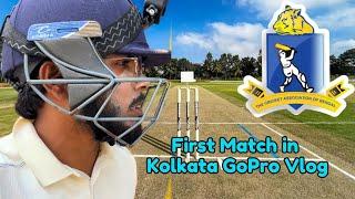 Match Vlog from Kolkata|| First Match in Kolkata with Division Players|| Go Pro Match Vlog