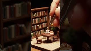 Building a Magical Miniature Bookstore Cafe
