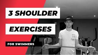 3 Shoulder Dryland Exercises for Swimmers | With GB Pro Triathlete Kieran Lindars