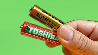 Don't Throw Away Old Batteries! Easy Way To Restore 1.5V Battery To Like New