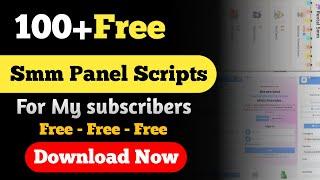 100 Free smm panel scripts Download link