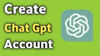 How to create chat gpt account