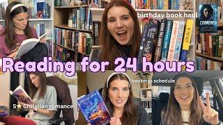 24h Reading VLOGbook chats, life updates, birthday haul, Bookmas plans