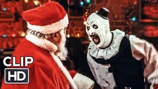 Art The Clown Meets Santa | TERRIFIER 3 (2024) Movie Clip