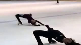 Alexandra Trusova (RUS) & Shoma Uno (JPN) - Side By Side Klimkin Spread Eagle