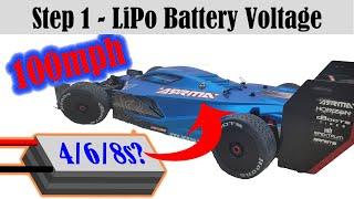 Easy 100mph RC Car Build where YOU select the Power System - Build Series Part 1