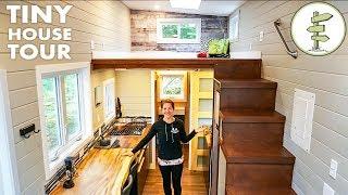 Bright & Spacious Tiny House is Perfect for Working from Home! - Full Tour