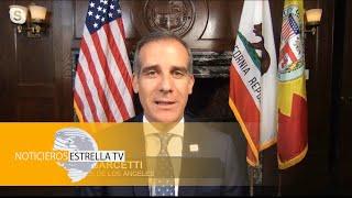 ENTREVISTA CON EL ALCALDE DE LOS ÁNGELES ERIC GARCETTI – Noticiero Estrella Tv