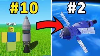 I Played The Top 10 SPACE SIMULATORS on ROBLOX!