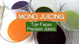 Vegetable Juice Cleanse, Top Mono Juices and Their Health Benefits