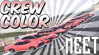 GTA 5 CAR MEETS - CREW COLOR MEET 15 - CoreGamingPs4