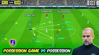 Understanding possession game| Guide Best Formation & Tactics in eFootball 2024 Mobile