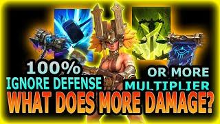 100% IGNORE DEFENSE (CATS GAZE) OR MORE MULTIPLIER FOR MORE DAMAGE ON TRUNDA? Raid: Shadow Legends