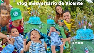 vlog | mêsversário de 2 meses do baby Vicente 