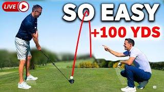 Small changes to golf swing bring SHOCKING Results - LIVE GOLF LESSON