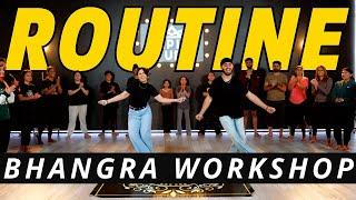 ROUTINE BHANGRA WORKSHOP | SHUBH | BHANGRA EMPIRE | EMPIRE STUDIO