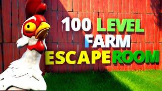 THE FARM 100 LEVEL ESCAPE ROOM SOLUTION  0127-8034-8188 - Fortnite