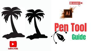 How To Use The Pen Tool in Adobe illustrator