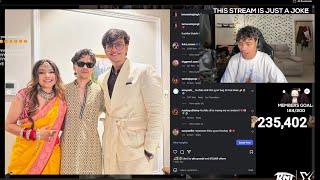 LIVECOMEBACKBACK FROM NISCHAY BHAI SHAADICONTROVERSY TIMEIRL TOMORROW500K SOON?