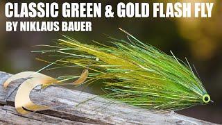 Classic Green & Gold Flash Fly - Niklaus Bauer