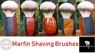 A Quick Look At Our Marfin Shaving Brushes At The Executive Shaving Company